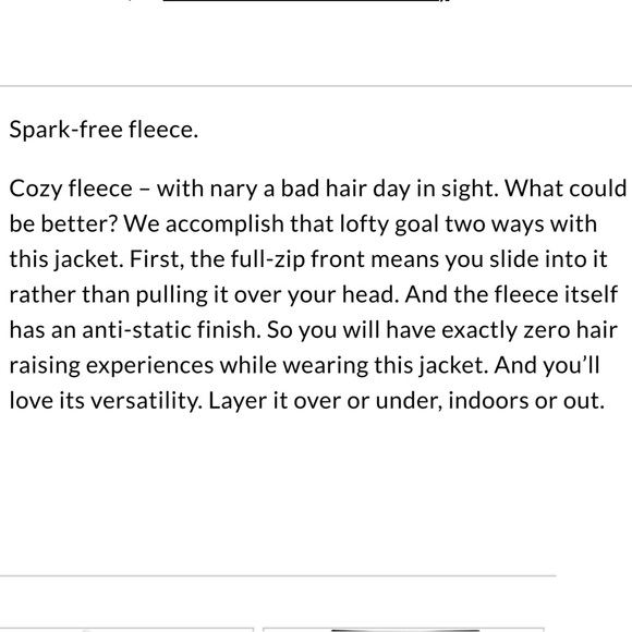 Land’s End Fleece Full Zip Jacket. B18 - Picture 13 of 14